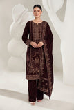 Makhmal by Bin Rashid - Design-05 | Luxury Embroidered Micro Velvet Suit