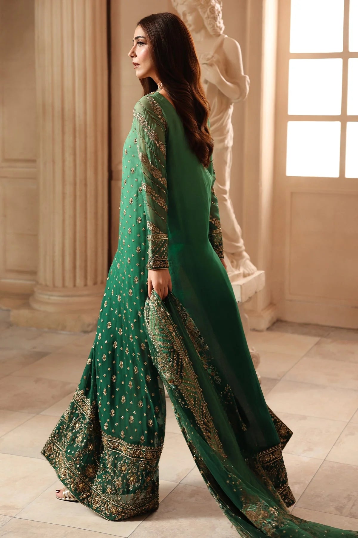 Charizma Dastan-e-Jashan Luxury Chiffon Unstitched 3Pc Suit DJW6-03