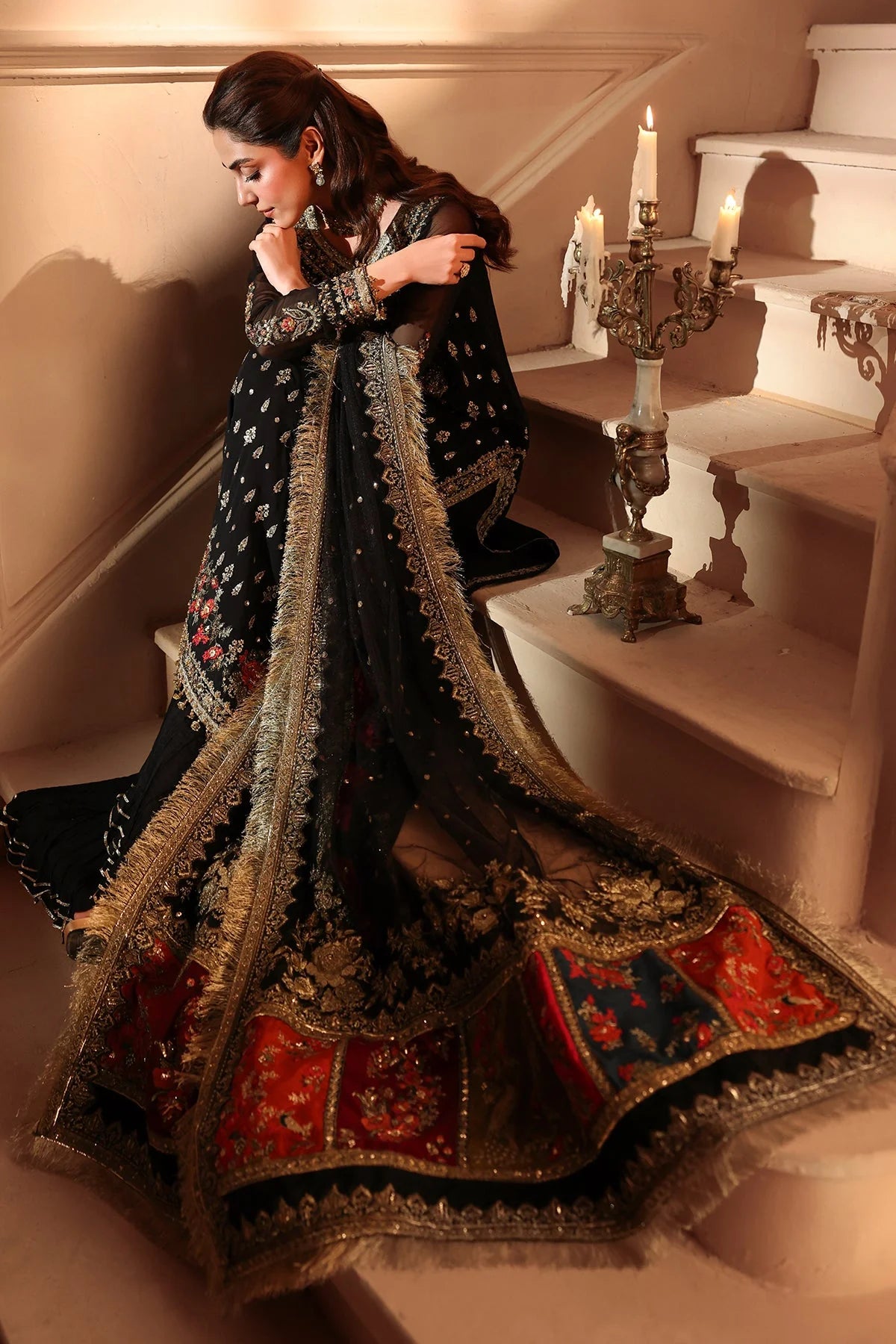 Charizma Dastan-e-Jashan Luxury Chiffon Unstitched 3Pc Suit DJW6-04