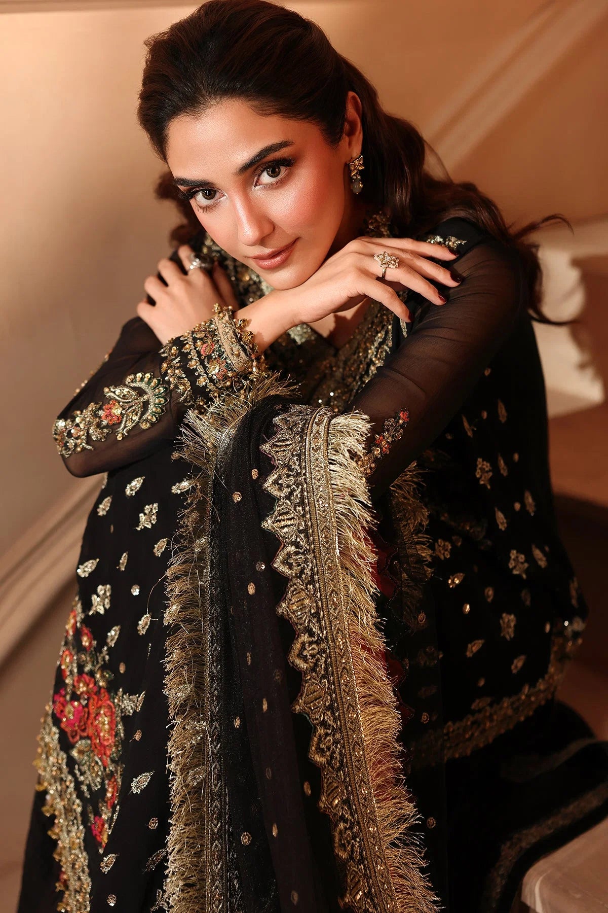Charizma Dastan-e-Jashan Luxury Chiffon Unstitched 3Pc Suit DJW6-04
