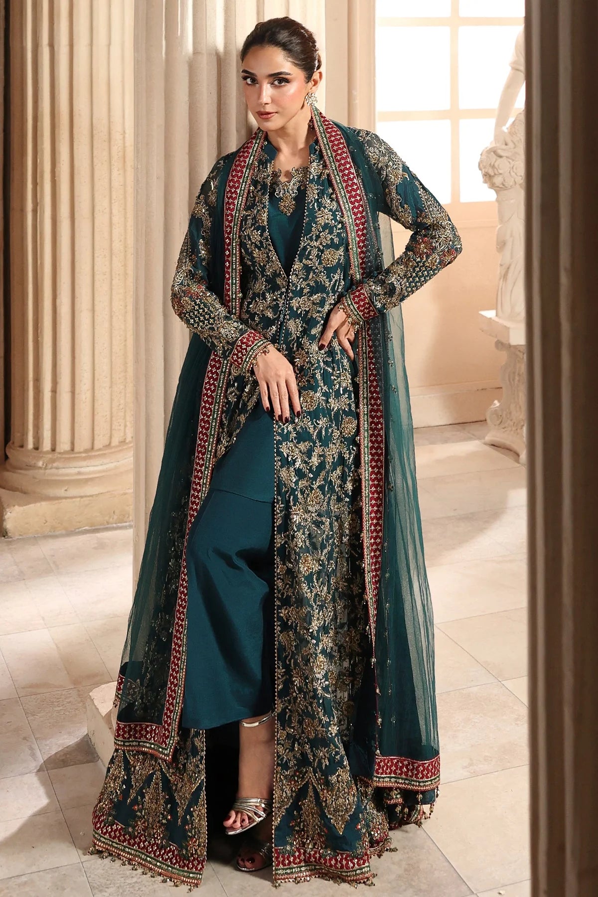 Charizma Dastan-e-Jashan Luxury Chiffon Unstitched 3Pc Suit DJW6-05