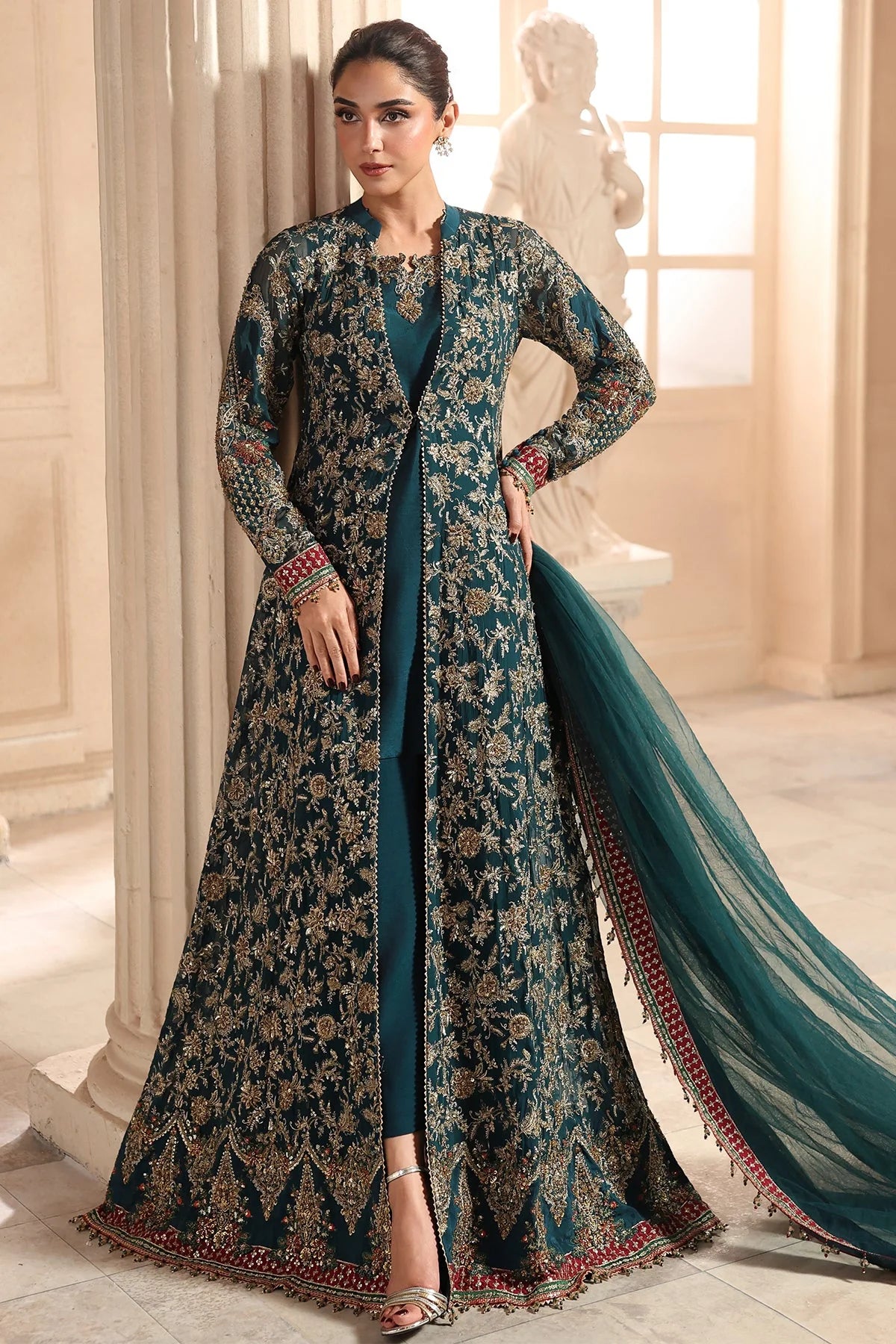 Charizma Dastan-e-Jashan Luxury Chiffon Unstitched 3Pc Suit DJW6-05