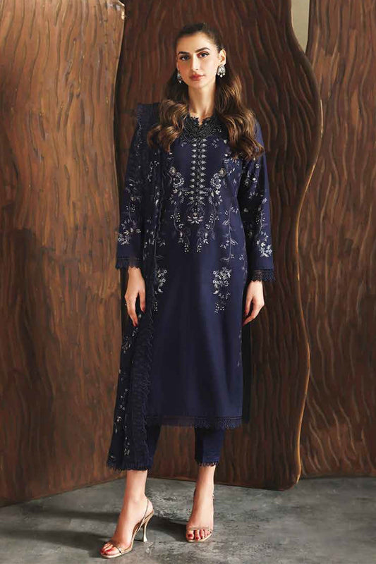 Daria by Riaz Arts DL-02 – Embroidered Lawn 3 Piece Unstitched Suit