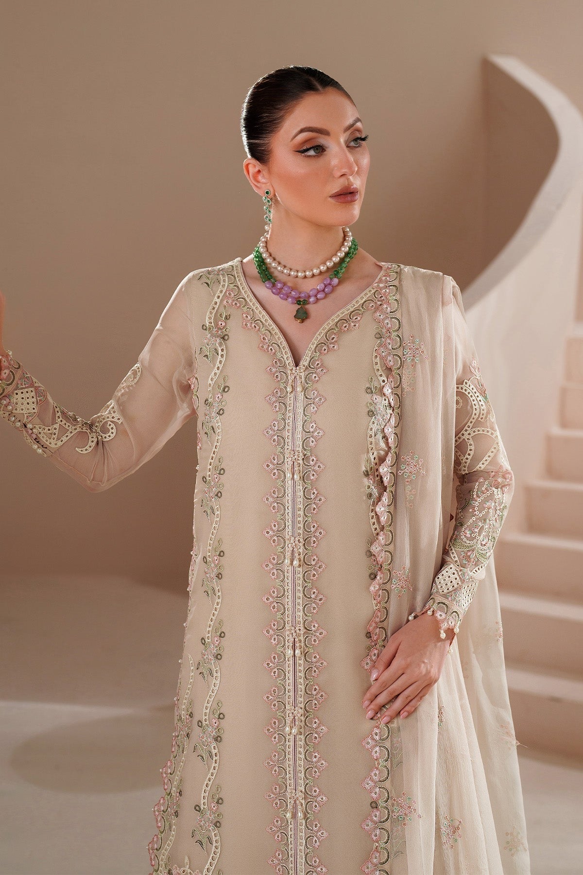 AF-BDHG-5037-Niora | Threads by Alizeh Embroidered Chiffon Unstitched 3Pc Suit