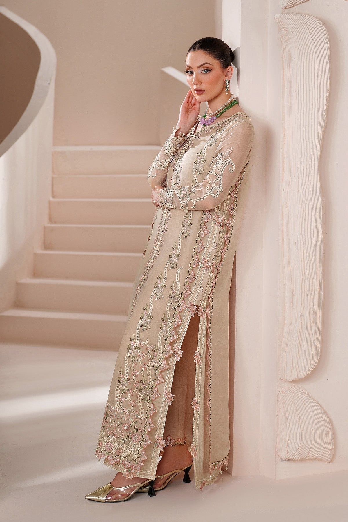 AF-BDHG-5037-Niora | Threads by Alizeh Embroidered Chiffon Unstitched 3Pc Suit