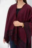 Manahils Premium Woolen Cape Shawl 21