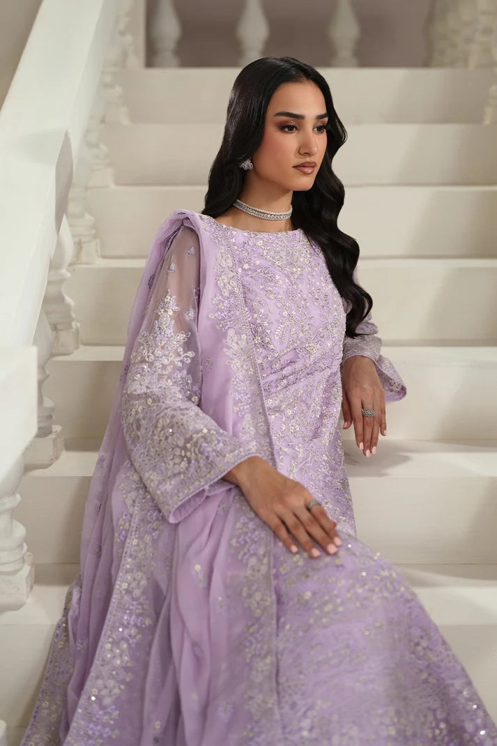 Modern Heirloom by Emaan Adeel Unstitched Embroidered Chiffon 3 Piece Suit | EMMELINE