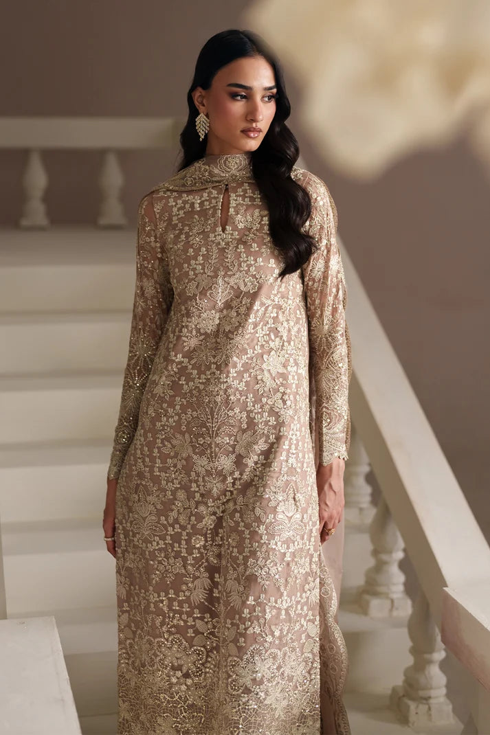 Modern Heirloom by Emaan Adeel Unstitched Embroidered Chiffon 3 Piece Suit | PEARL REVERIE