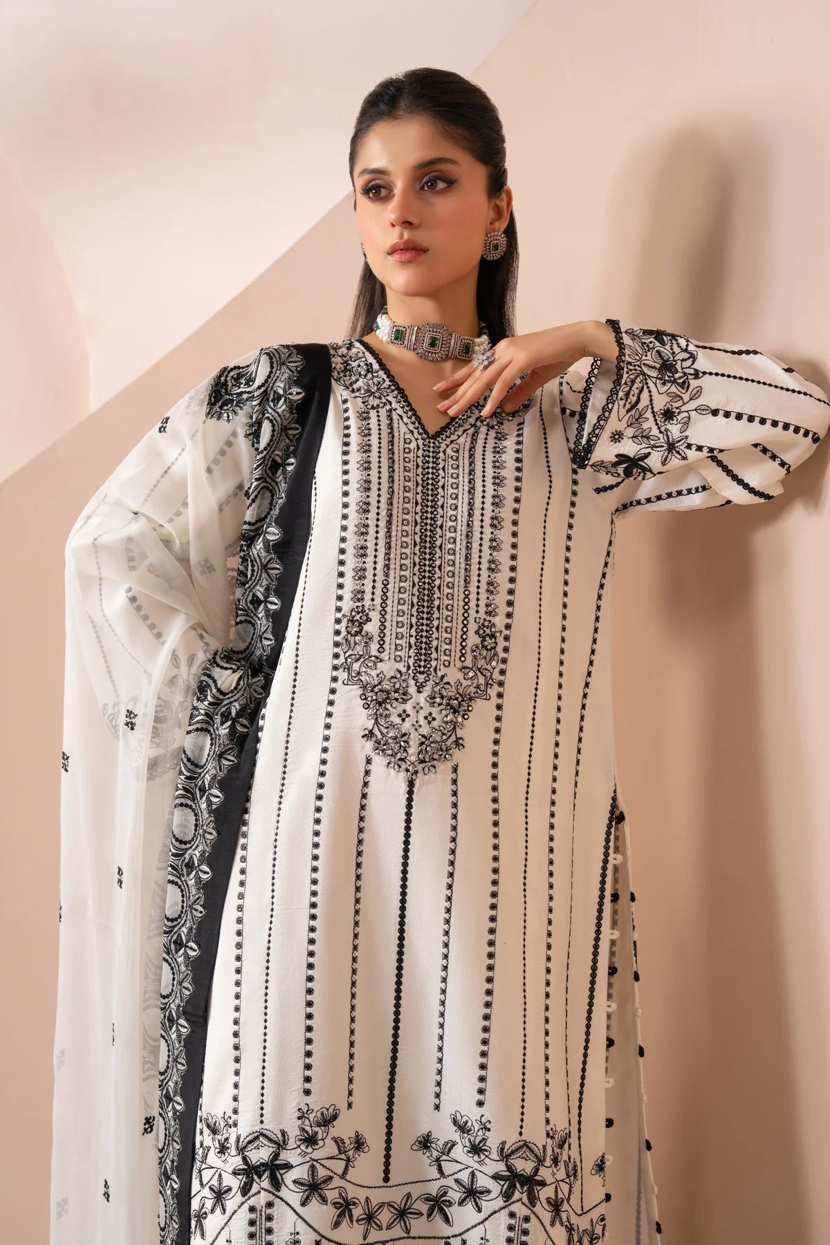 Zaeva by Xenia | Unstitched Embroidered Formal Collection - 2026 (OMAVI)