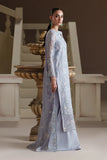Modern Heirloom by Emaan Adeel Unstitched Embroidered Chiffon 3 Piece Suit | BLUE VERSE