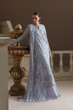 Modern Heirloom by Emaan Adeel Unstitched Embroidered Chiffon 3 Piece Suit | BLUE VERSE