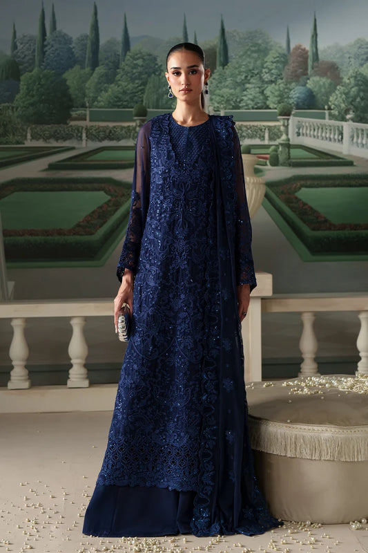 Modern Heirloom by Emaan Adeel Unstitched Embroidered Chiffon 3 Piece Suit | CORALIA