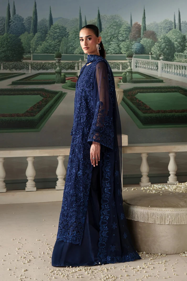 Modern Heirloom by Emaan Adeel Unstitched Embroidered Chiffon 3 Piece Suit | CORALIA