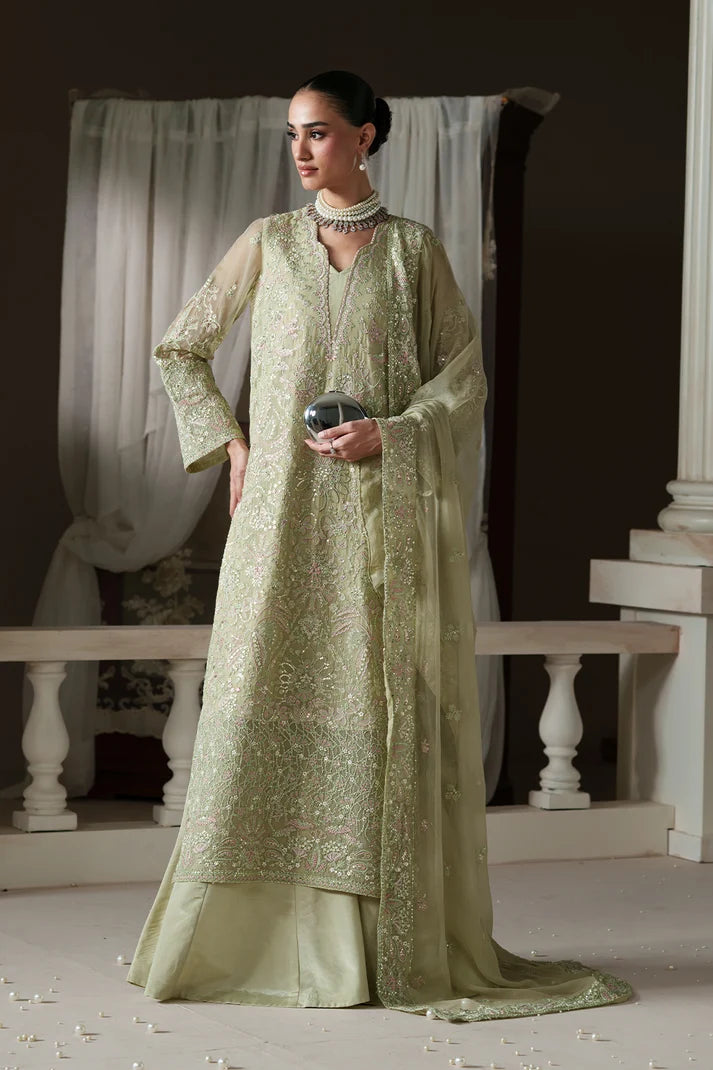 Modern Heirloom by Emaan Adeel Unstitched Embroidered Chiffon 3 Piece Suit | MODERN BELLE
