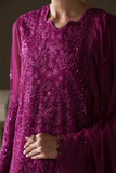 Modern Heirloom by Emaan Adeel Unstitched Embroidered Chiffon 3 Piece Suit | ROSE MEMOIR