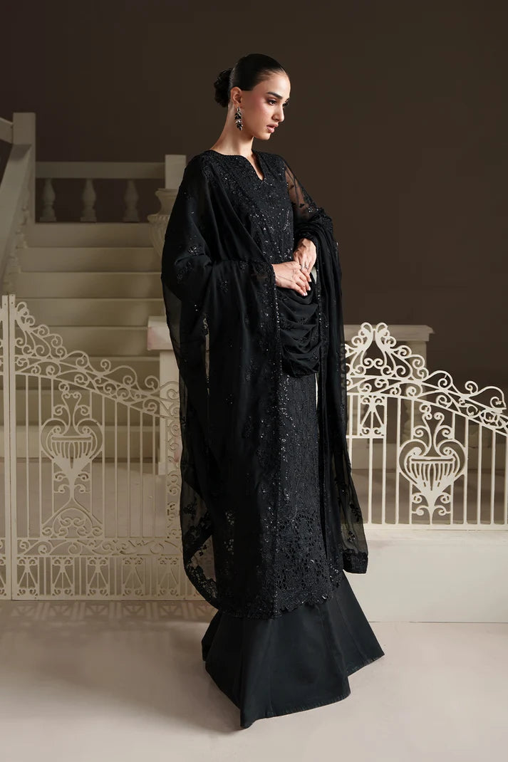 Modern Heirloom by Emaan Adeel Unstitched Embroidered Chiffon 3 Piece Suit | OTTILIE