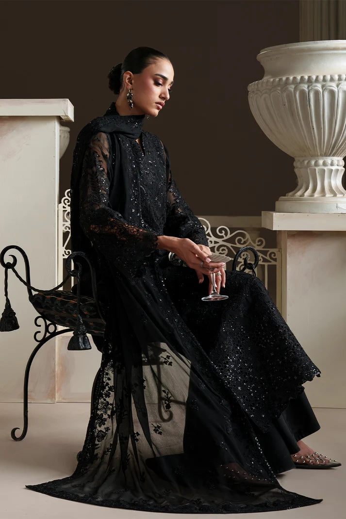Modern Heirloom by Emaan Adeel Unstitched Embroidered Chiffon 3 Piece Suit | OTTILIE