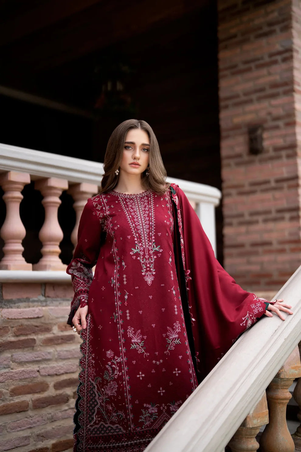 Serenity By Florent Embroidered Winter Collection | Dahlia