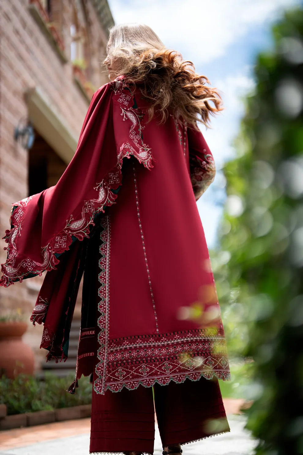 Serenity By Florent Embroidered Winter Collection | Dahlia