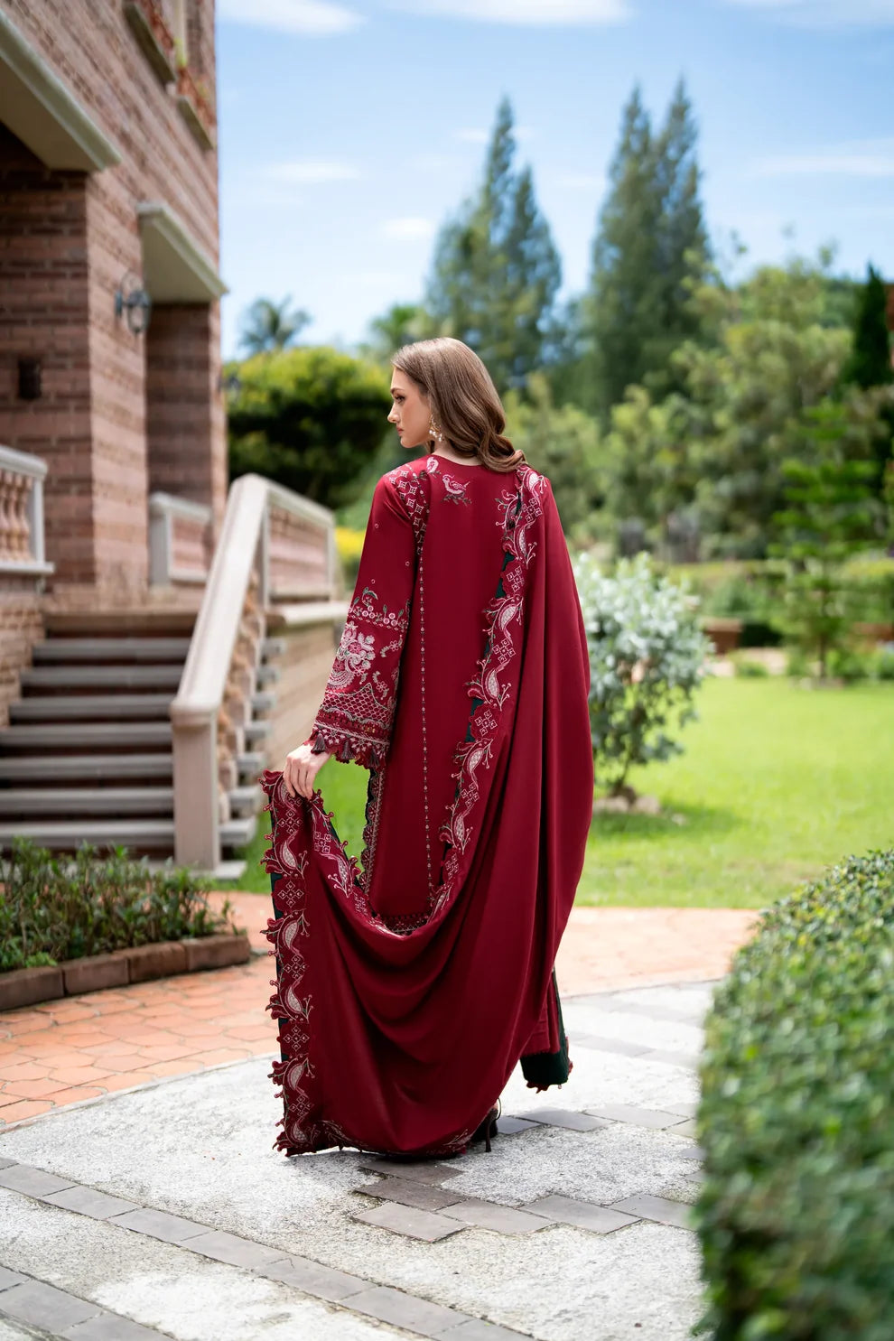 Serenity By Florent Embroidered Winter Collection | Dahlia