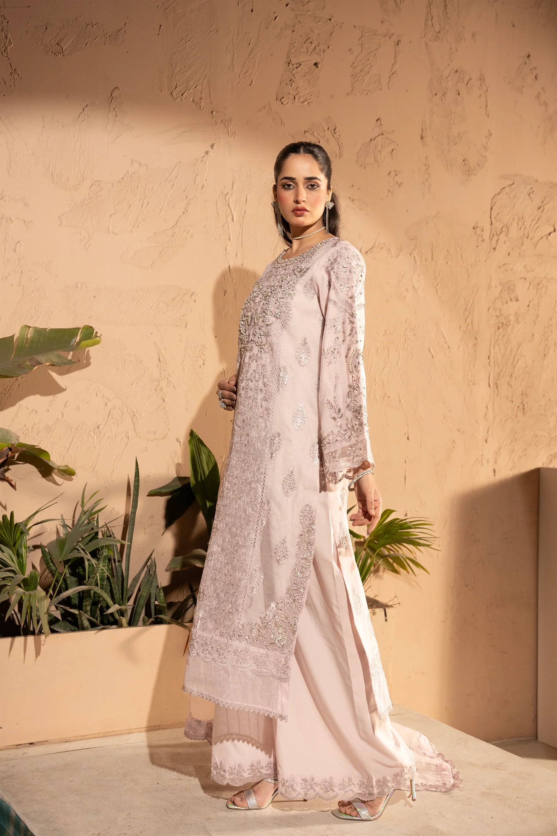 Manahils Festive/party wear collection | K-183-LILAC