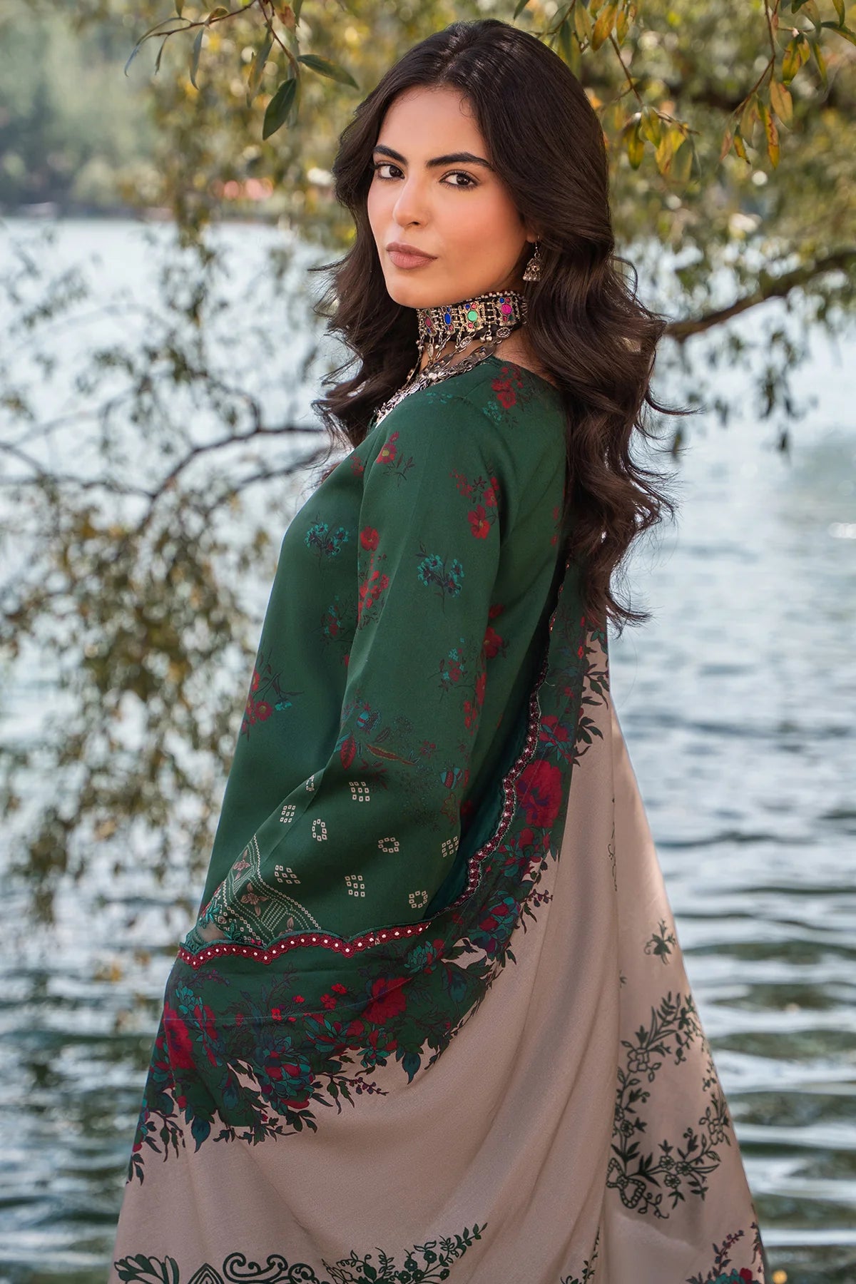 CCW7-14 | Combination By Charizma 3-PC Unstitched Embroidered Linen Collection