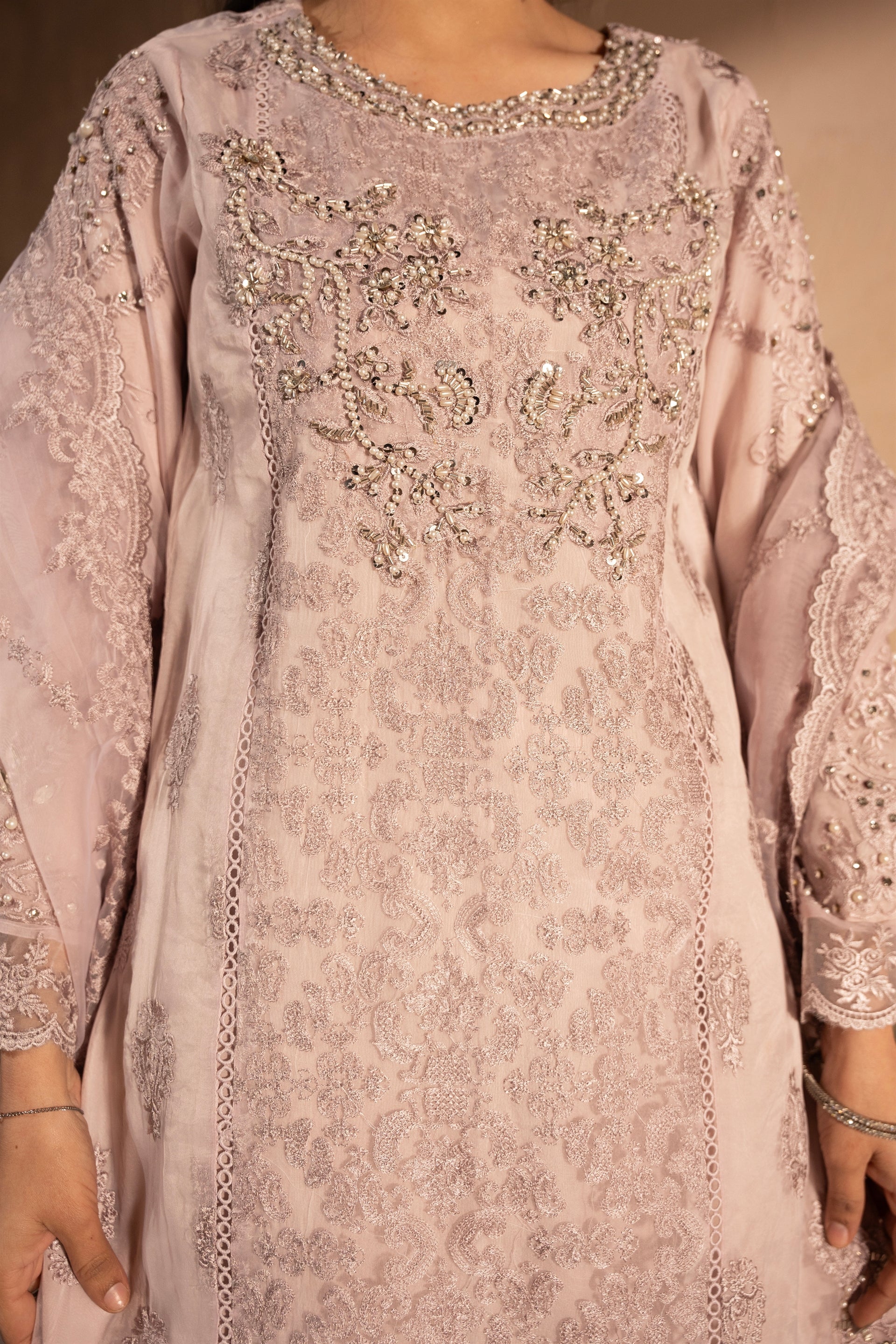 Manahils Festive/party wear collection | K-183-LILAC