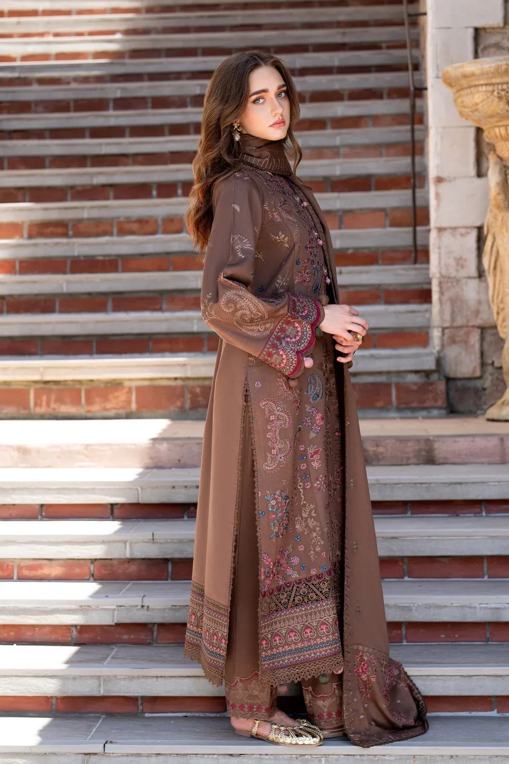 Serenity By Florent Embroidered Winter Collection | Tara