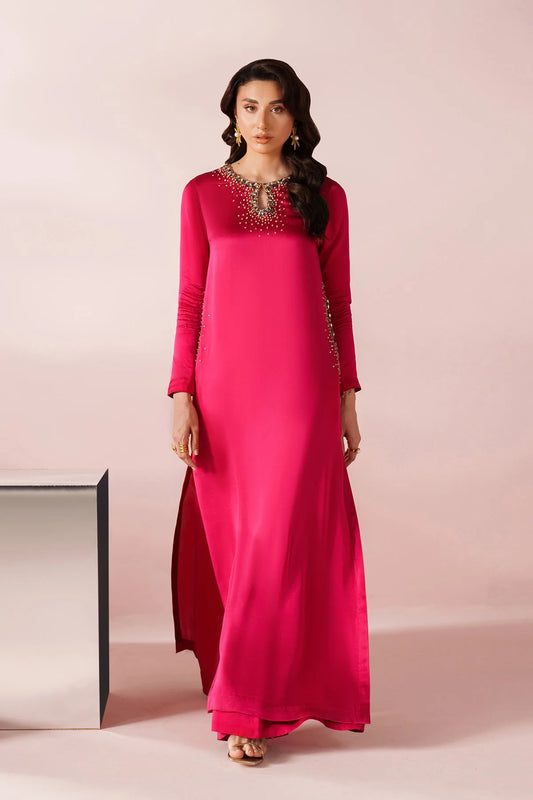 Pink Dress 3 piece - RTW1029 - Alizeh