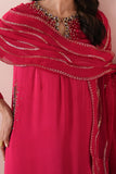 Pink Dress 3 piece - RTW1029 - Alizeh