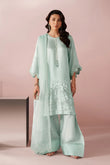 Ice Blue Dress 3 piece - RTW1030 - Alizeh