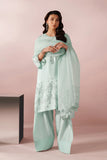 Ice Blue Dress 3 piece - RTW1030 - Alizeh
