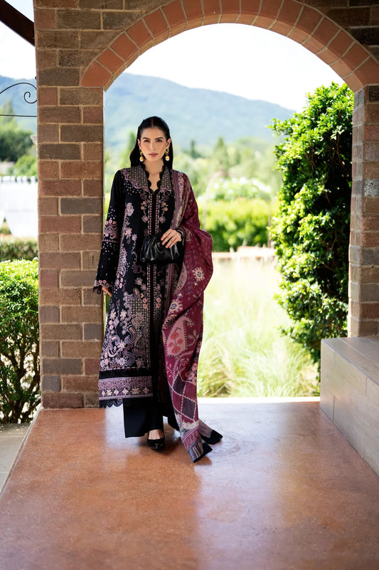 Serenity By Florent Embroidered Winter Collection | Noir