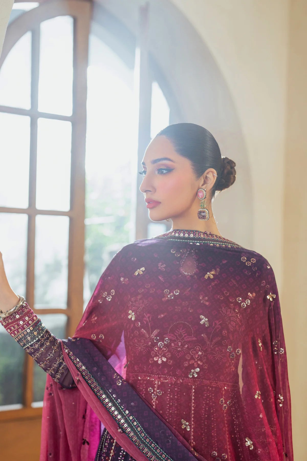 SOURATI by Xenia Formals - Luxury Embroidered Chiffon Unstitched Formal Suit