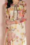 Skin Printed Dress 4 piece - RTW1032 - Alizeh
