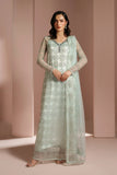 Ice Blue Dress 4 Piece - RTW1033 - Alizeh