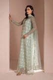 Ice Blue Dress 4 Piece - RTW1033 - Alizeh