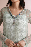 Ice Blue Dress 4 Piece - RTW1033 - Alizeh