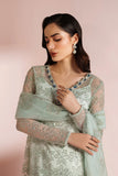 Ice Blue Dress 4 Piece - RTW1033 - Alizeh