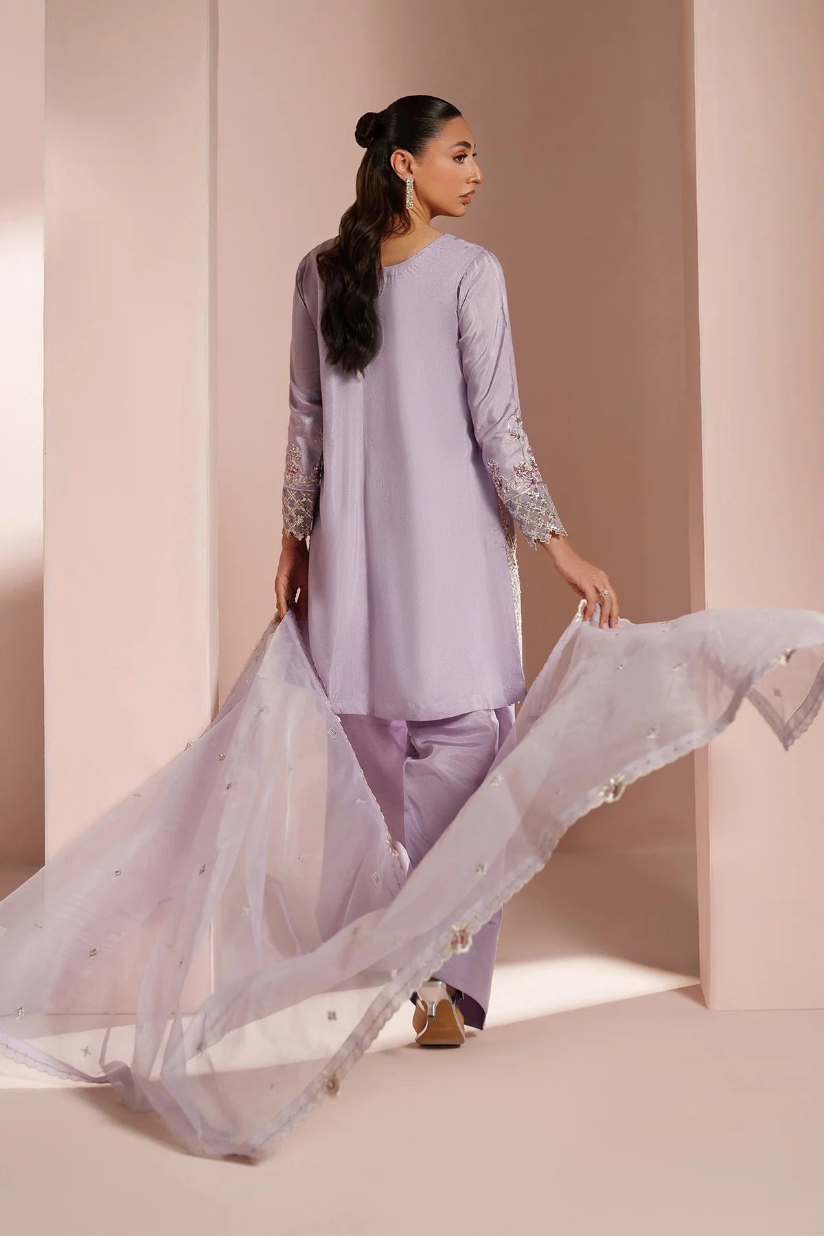 Purple Dress 3 Piece - RTW1034 - Alizeh