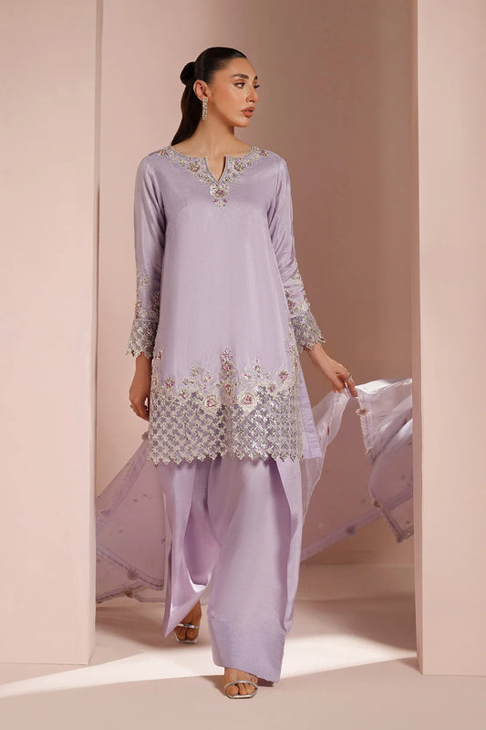 Purple Dress 3 Piece - RTW1034 - Alizeh