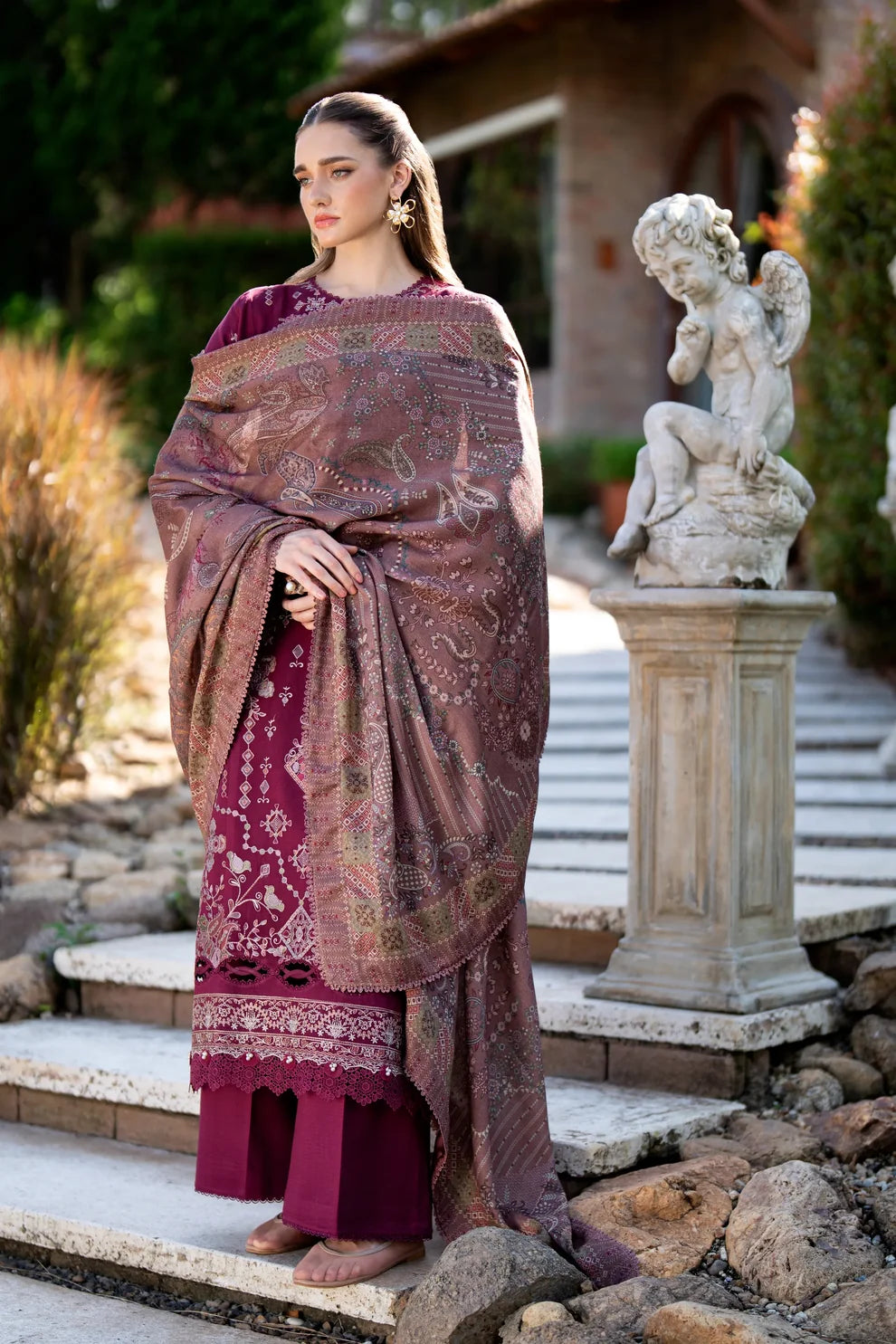 Serenity By Florent Embroidered Winter Collection | Rania
