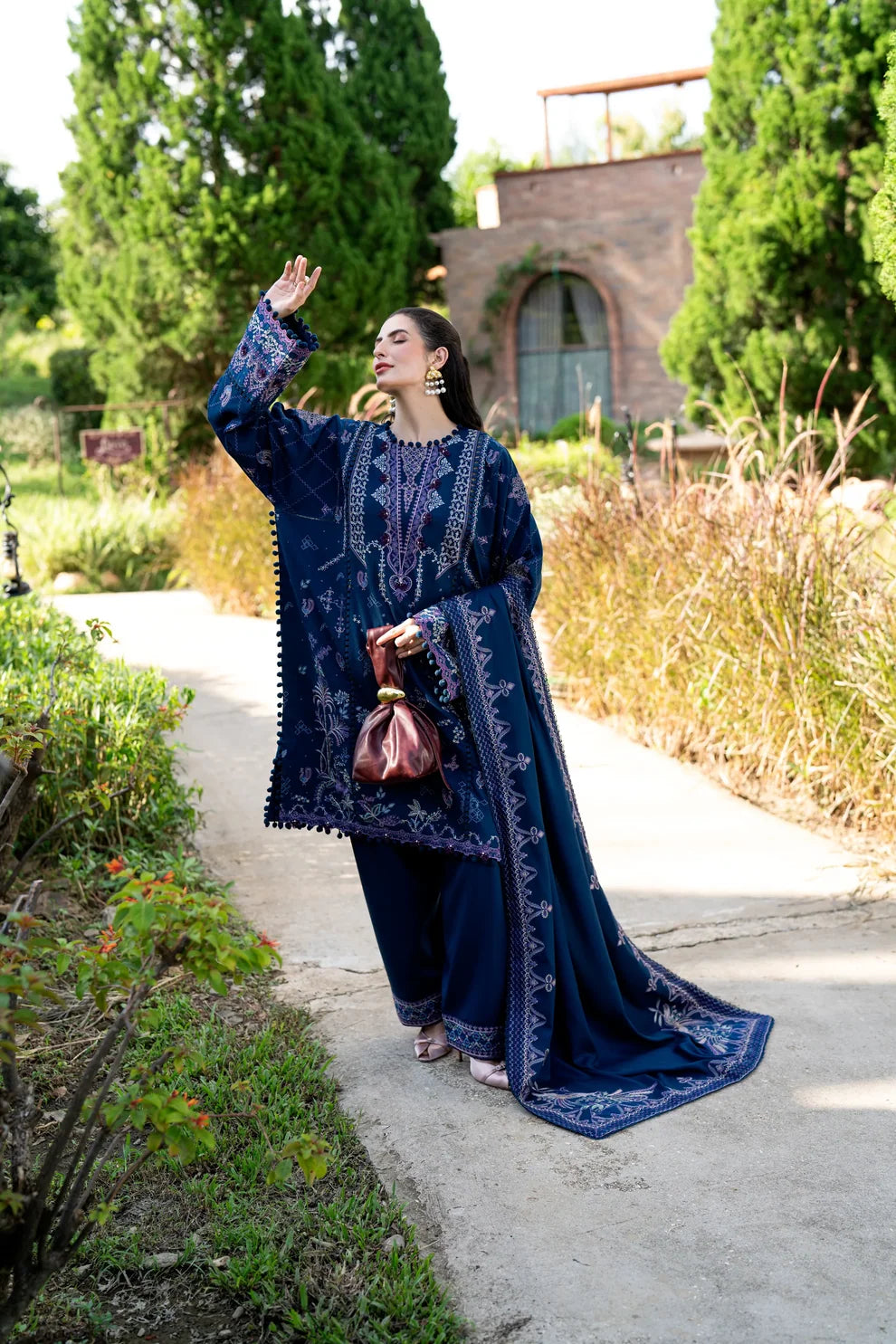 Serenity By Florent Embroidered Winter Collection | Astrid