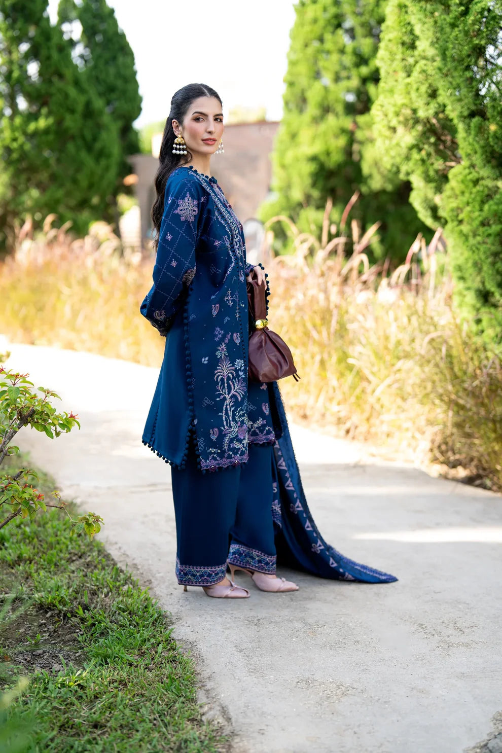 Serenity By Florent Embroidered Winter Collection | Astrid