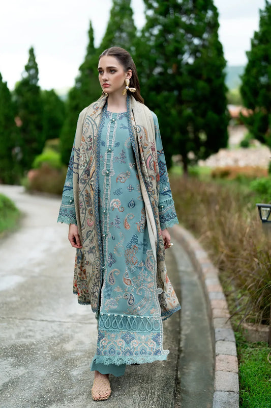 Serenity By Florent Embroidered Winter Collection | Amethyst