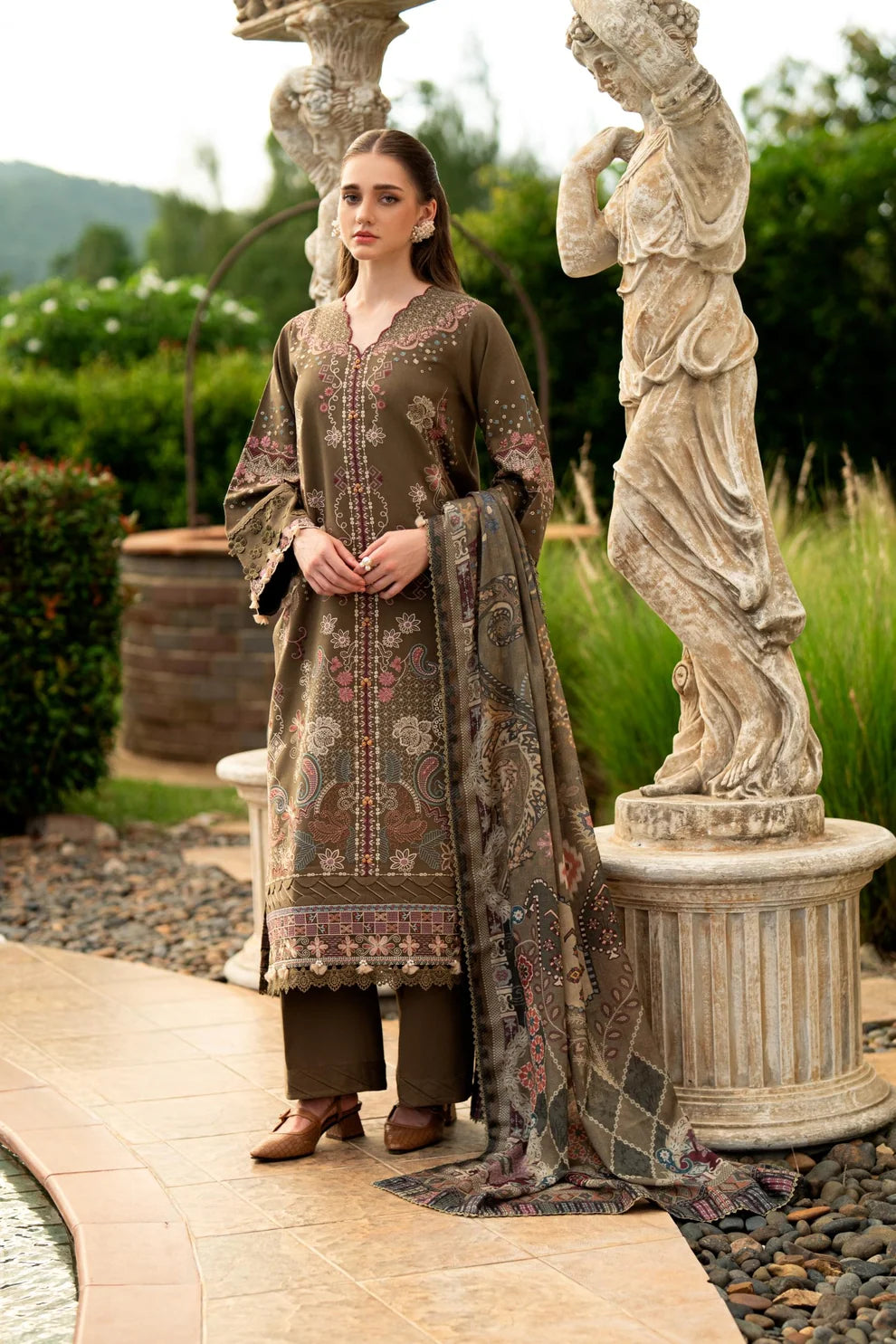 Serenity By Florent Embroidered Winter Collection | Ziva