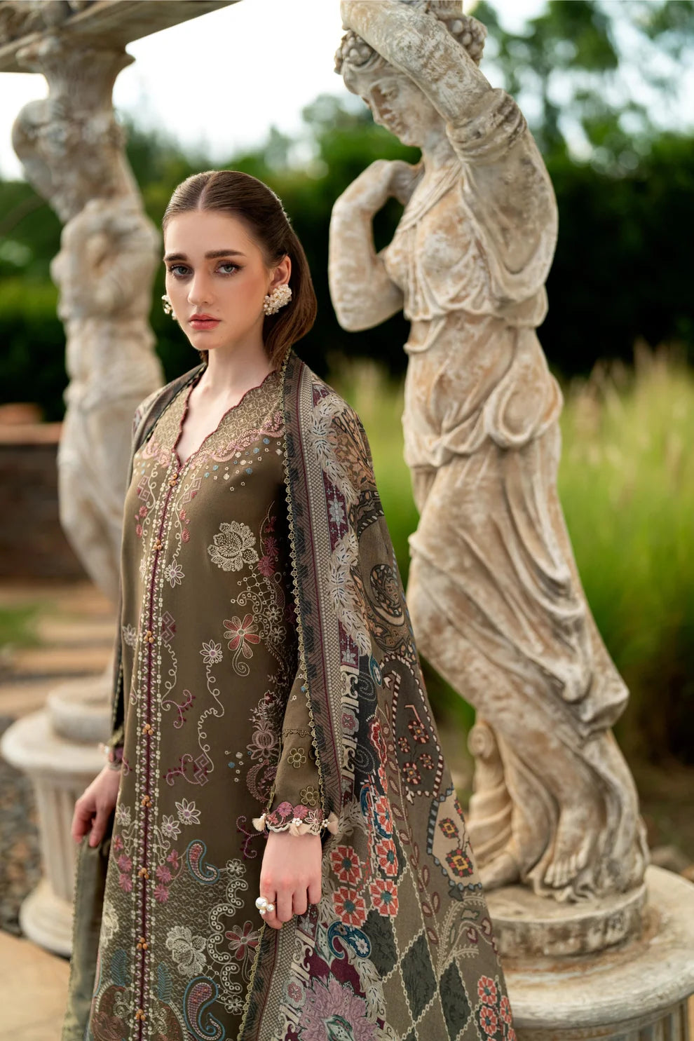 Serenity By Florent Embroidered Winter Collection | Ziva
