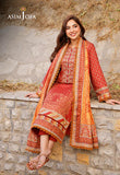 AJUUB-20 Printed Lawn 3 Pcs | ASIM JOFA