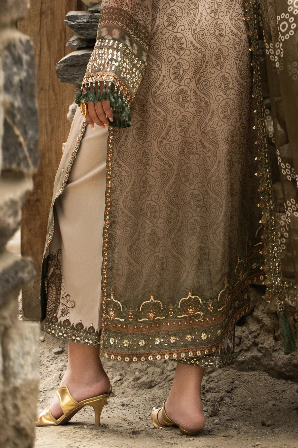 CHARIZMA Unstitched Embroidered Chiffon Collection VSLW6-13