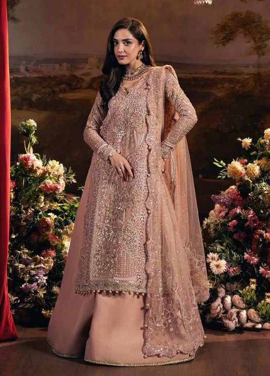 Seranade by Elaf Unstitched Embroidered Organza Suit - Valentina EHM-03